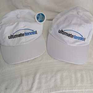 Absorba White Tennis Caps